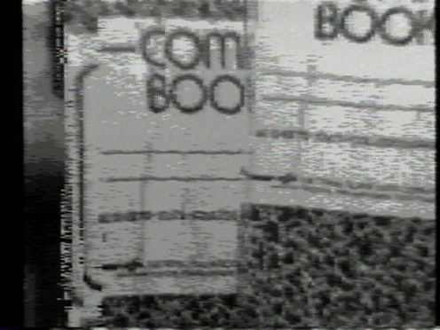 Peer Bode video still from Comp Book Updates 1981