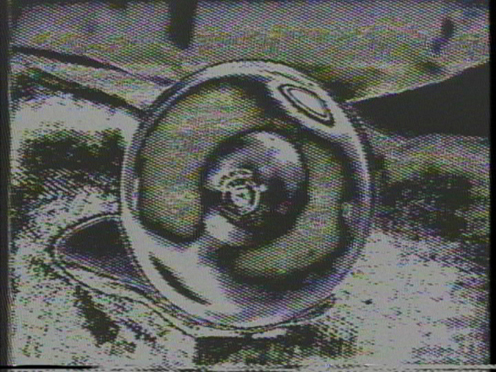 Peer Bode video still from Floodlight Notes 1982