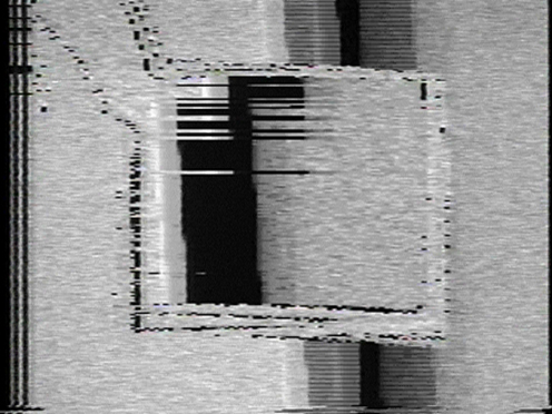 Peer Bode video still from Rectangle Update 1981