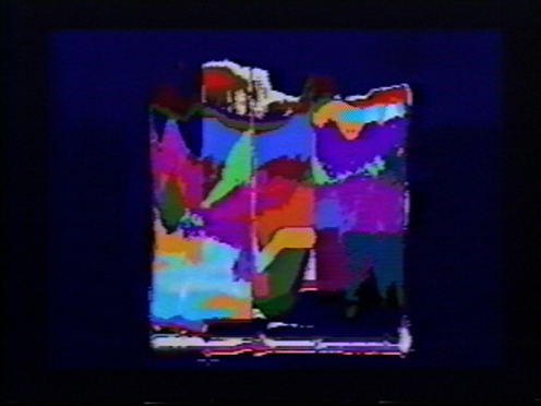 Peer Bode video still from Synthetic Series: Digital Rhetoric’s 1986